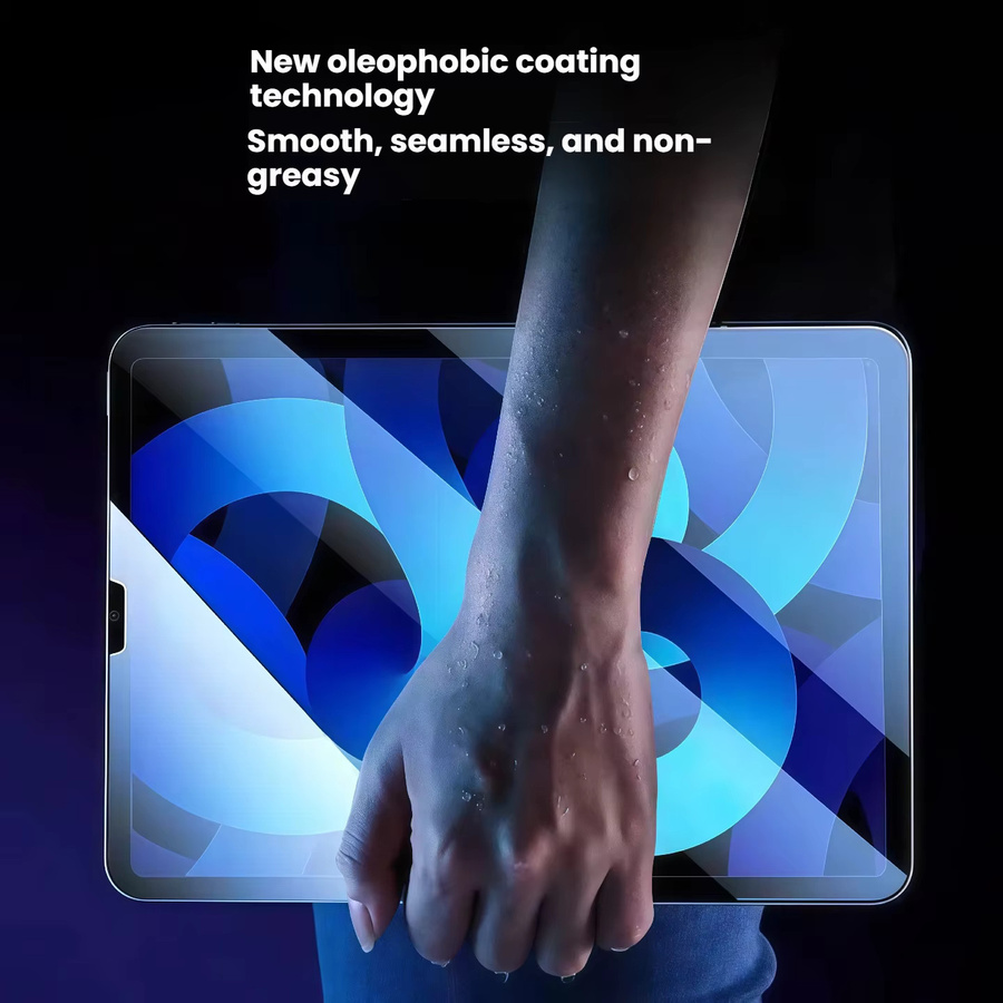 3er-Pack Displayschutzfolie aus gehärtetem Glas für Apple iPad 12,9 Zoll, transparent, mit einfacher Installation und automatischer Staubentfernung - Bild 2