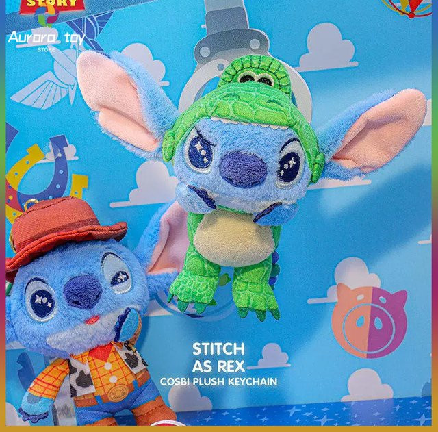 Hot Toys Stitch Toy Story Cosbi Puppe Blind Box Schlüsselanhänger - Bild 1