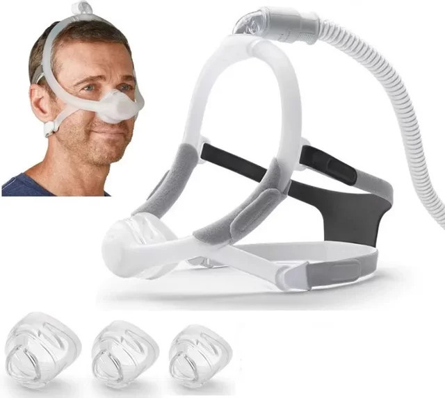 Yuwell CPAP Nasenmaske Dream Wisp in Weiß zur Behandlung von Schnarchen und Schlafapnoe - Bild 1