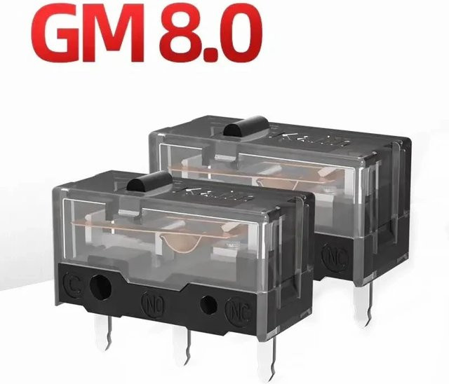 Kailh GM 8.0 Mikroschalter Gold mit 80 Millionen Klicks für Computermaus - Bild 1