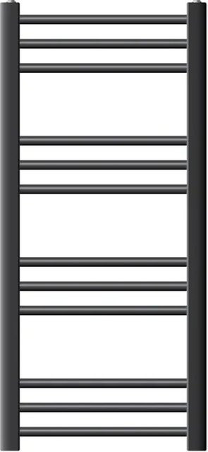 LuxeBath Badheizkörper Sahara Anthrazit Gerade mit Seitenanschluss B: 40,0 cm, H: 80,0 cm - Bild 2