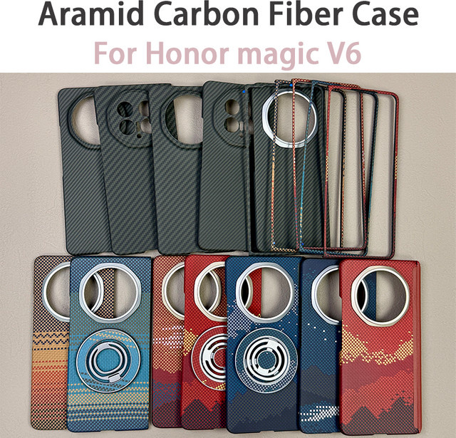 Honor Magic V6 Carbon-Hülle aus Kevlar-Aramid mit Magnetfunktion und Zentralachsen-Scharnier, ultra dünn und leicht - Bild 1