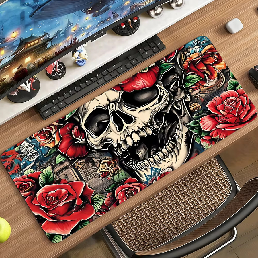 Ed Hardy Mauspad für Gamer und Computer in Multicolour, rutschfeste Schreibtischunterlage aus Gummi - Bild 3