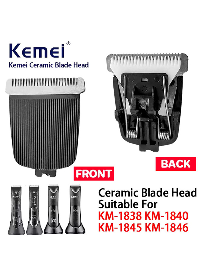 Kemei Ersatz-Keramikklinge Schneidkopf passend für elektrische Haarschneider 1838 1840 1845 1846 - Bild 5