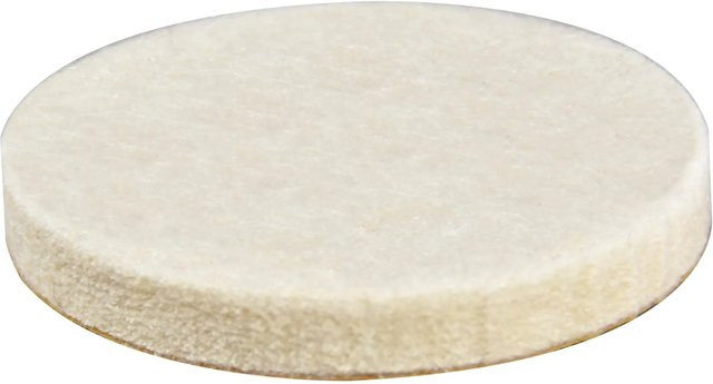 Wagner Filz Soft Selbstklebend Weiß aus Wolle, 4 Stück, Durchmesser: 45 mm, Höhe: 60 mm - Bild 1