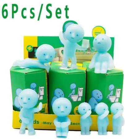 Yiran toy 1 Blindbox Actionfiguren Yoga Schlafzimmer Serie grün nachtleuchtend - Bild 1