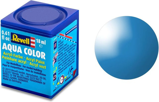 Revell Aqua-Farbe Licht-Blau, glänzend, 18ml - Bild 3