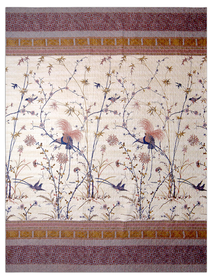 Bassetti Tagesdecke FONG in Creme mit geometrischem Design aus Baumwolle und Oeko-Tex Standard 100 Zertifizierung - Bild 1