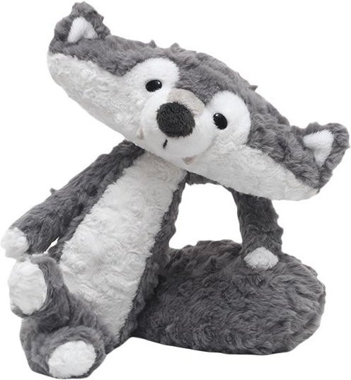 Linyi toy Plüsch-Flugmaus Fuchs Husky Krokodil, Plüschtiere, Grau - Bild 1