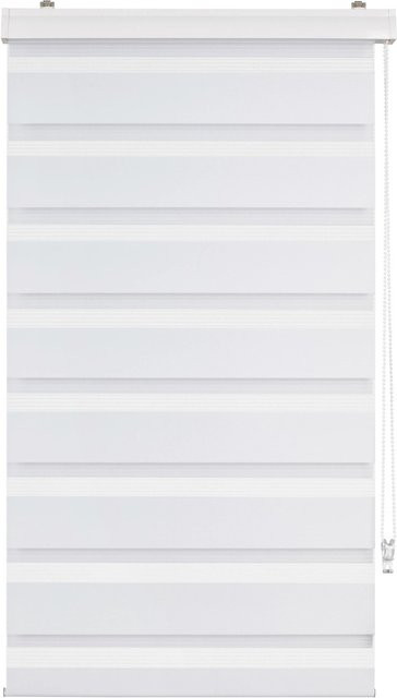 Modern Living Duorollo Thomas Tagesdecke gestreift in Weiß, Breite: 90 cm, Länge: 160 cm - Bild 1