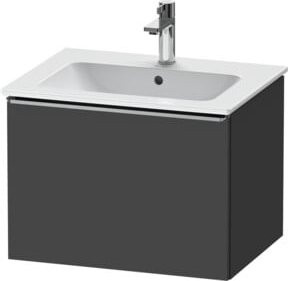 Duravit Waschtischunterschrank D-Neo wandhängend in Grau matt, B: 61,0 cm, T: 46,2 cm, H: 44,0 cm - Bild 1