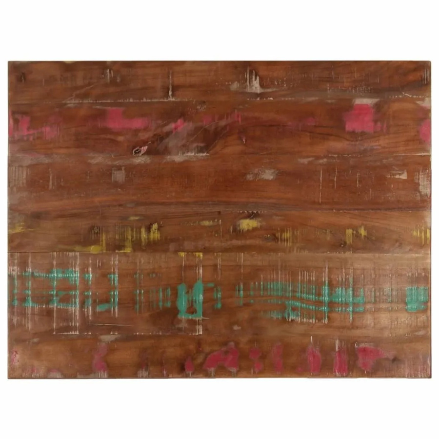 vidaXL Tischplatte aus Massivholz in Rechteckig, Farbe Braun, B/T/H: 80 x 60 x 3,8 cm - Bild 2