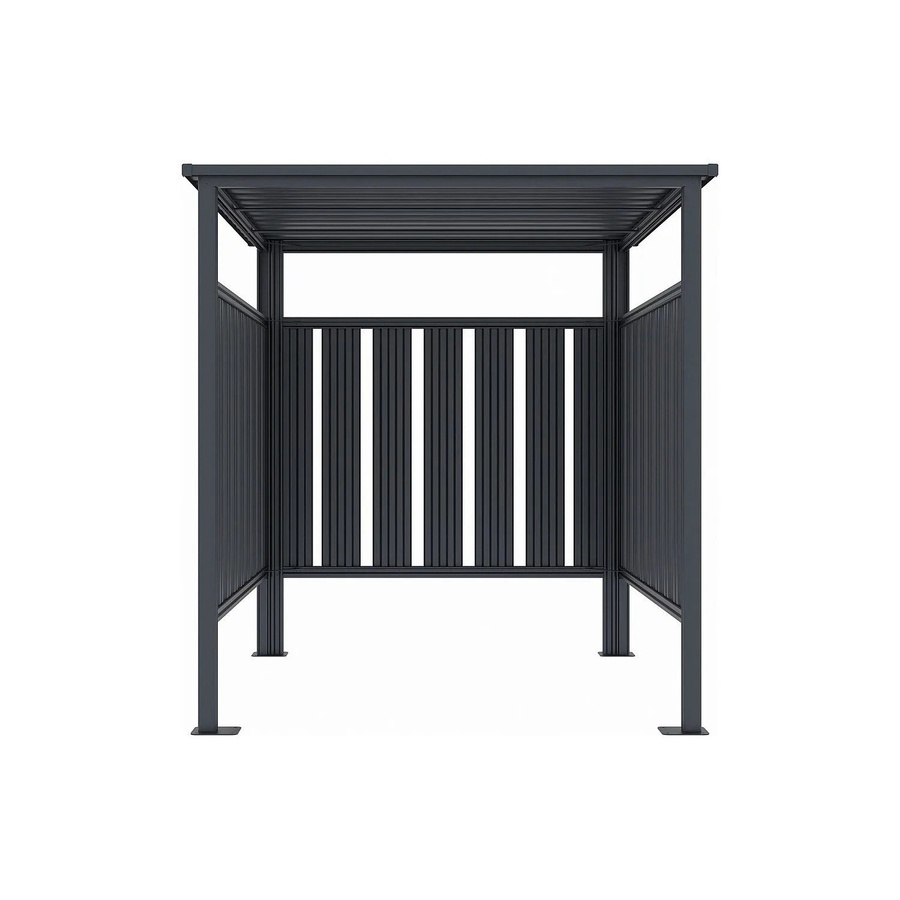 Vente-unique Fahrradbox Coperno aus Stahl in Anthrazitgrau, Höhe: 170 cm - Bild 2
