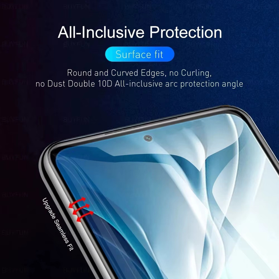 3er Pack Hydrogel Displayschutzfolie für Vivo Y78 Plus T1 5G Y100 V2239 V2313A Y100A Y100i Power Y200 5G, transparent - Bild 3
