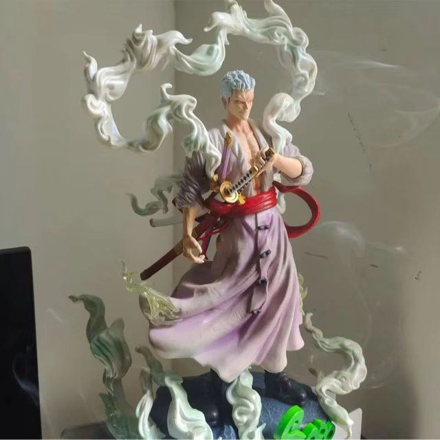 Bandai One Piece Roronoa Zoro Swordsman Anime Figur Nika Form Modell Ornament Box Set, Multicolor, Höhe: 28,0 cm, Breite: 28,0 cm, Tiefe: 28,0 cm - Bild 1
