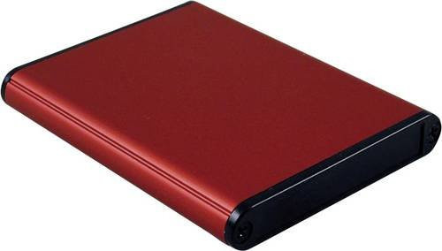Hammond Electronics Profil-Gehäuse 1455A802RD aus Aluminium in Rot, B/T/H: 80 x 70 x 12 mm - Bild 1
