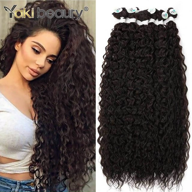 Anjo Plus Haarverlängerung, lockiges Haar, Unisex - Bild 1