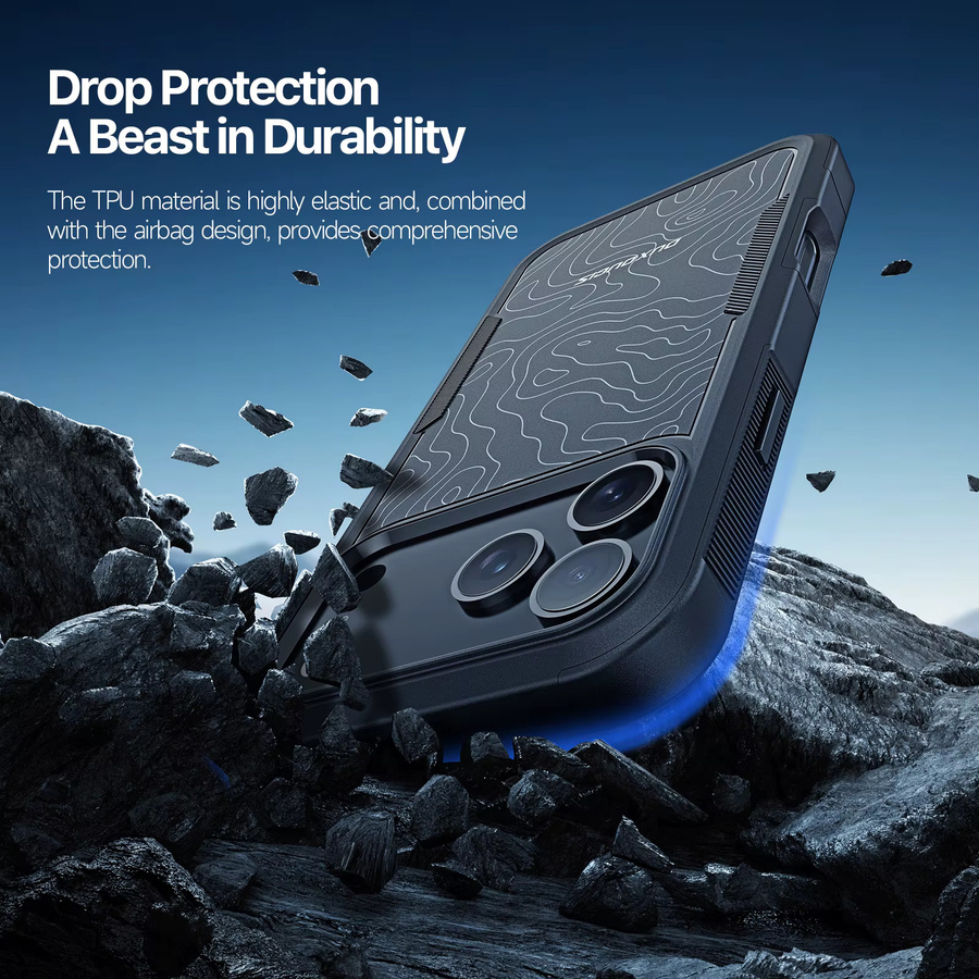 DUX DUCIS magnetische stoßfeste Handyhülle für iPhone 17 Air und iPhone 17 Pro Max in Schwarz - Bild 6