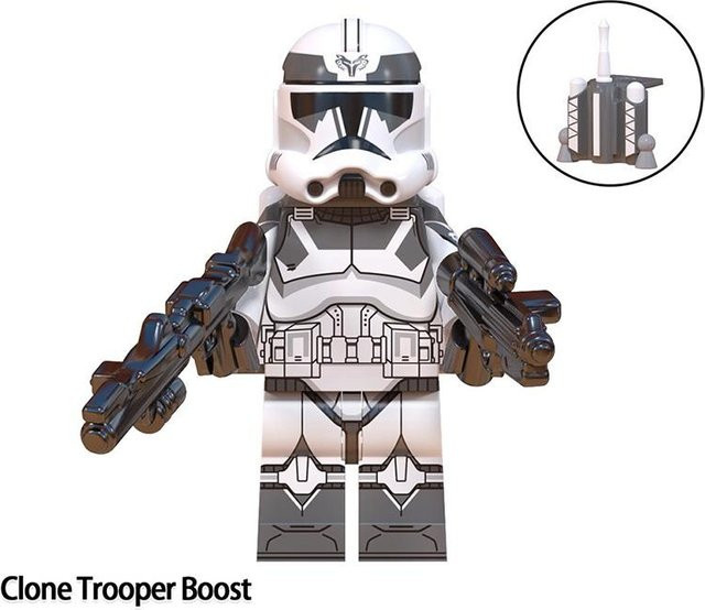 DewBloom Star Wars Klonkrieger Wolf Team Soldat, Bausteine Figur - Bild 1