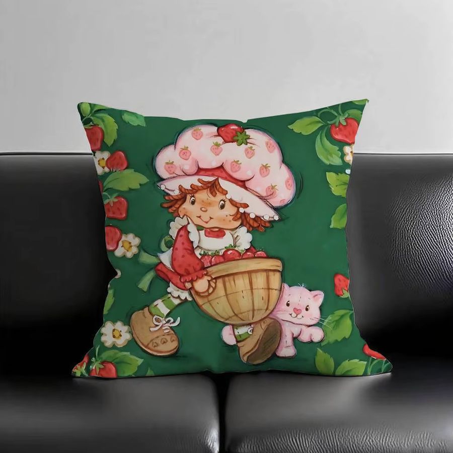 S-Strawberry S-Shortcake-eS Kissenbezug mit bedrucktem Muster für dein Wohnzimmer, Sofa und Schlafzimmer - Bild 4
