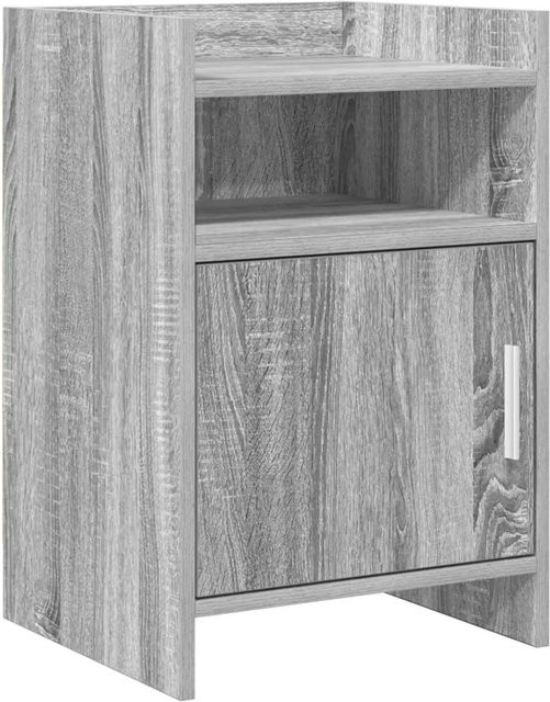 vidaXL Nachttisch in Grau Sonoma aus Holzwerkstoff für dein Schlafzimmer, B/T/H: 40 x 36 x 60 cm - Bild 1