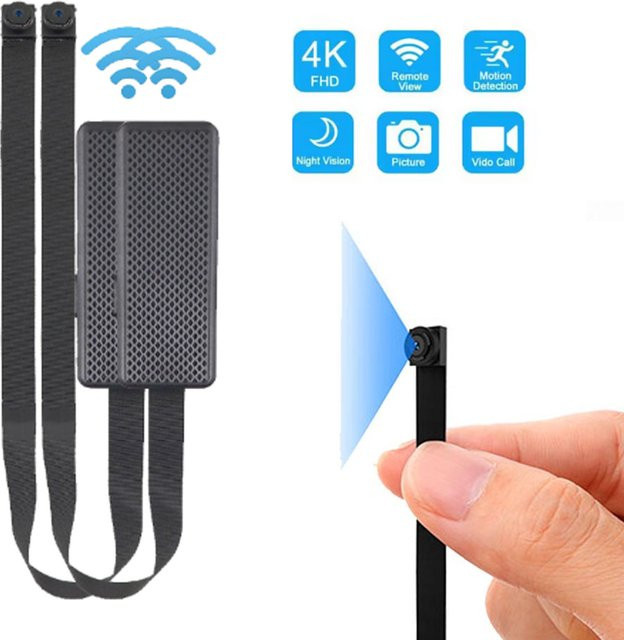 CUGUU HD WiFi Mini DIY Camcorder Modul mit 1080P Video Recorder und App-Steuerung in Schwarz - Bild 1