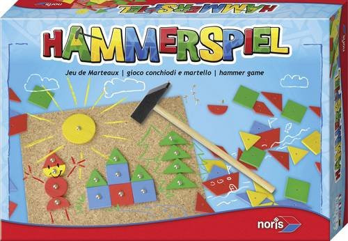 Noris Kinderspiel Hammerspiel aus Holz in Bunt