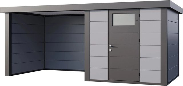 Telluria Gerätehaus Classico mit Lounge S Links in Grau, B/H/T: 542 x 219 x 258 cm - Bild 1