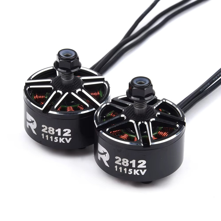 Readytosky 4er Set Bürstenlose Motoren 2812 900kv 1115kv für RC FPV Langstrecken-Renn Drohnen in Schwarz - Bild 2