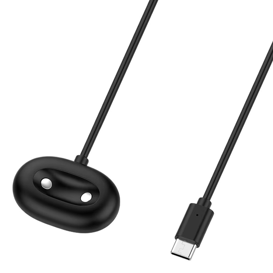 Google Pixel Watch 4 Schlüsselanhänger Kabelloses Schnellladegerät mit seitlichem Dock, Schwarz - Bild 6