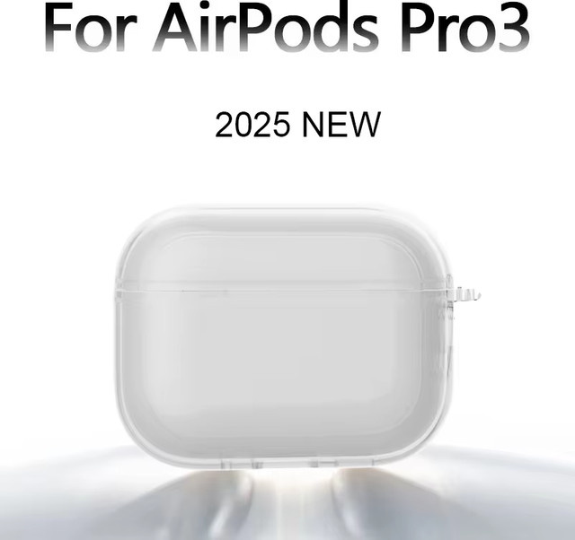 Transparente Stoßfeste TPU Schutzhülle für AirPods Pro 3 Kopfhörer - Bild 1