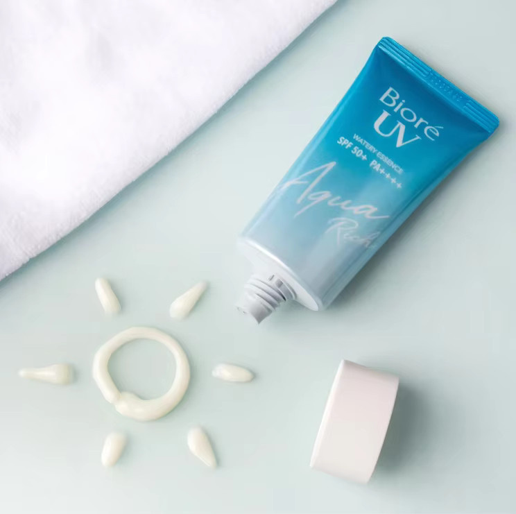 Biore UV Aqua Rich Watery Essence Sonnencreme SPF 50+, Gesicht und Körper - Bild 5