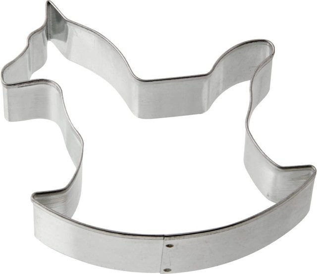 Zenker Ausstecher Pferd aus Metall, Silber, Breite: 7 cm, Tiefe: 7,2 cm - Bild 1