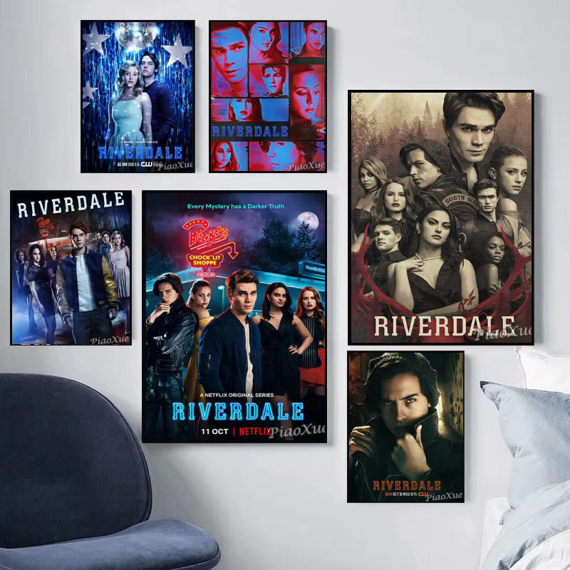 YUTTEE Diamantmalerei Riverdale TV Serie Wandkunst Motiv als Kreuzstich Kit in Mehrfarbig - Bild 4
