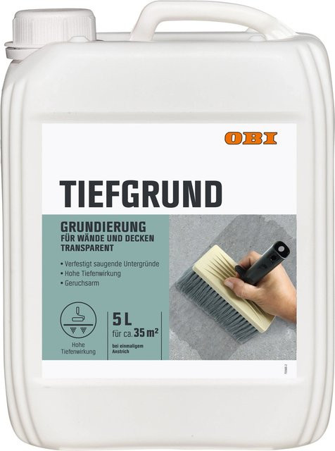 OBI Tiefgrund Transparent für Mauerwerk 5 l - Bild 1