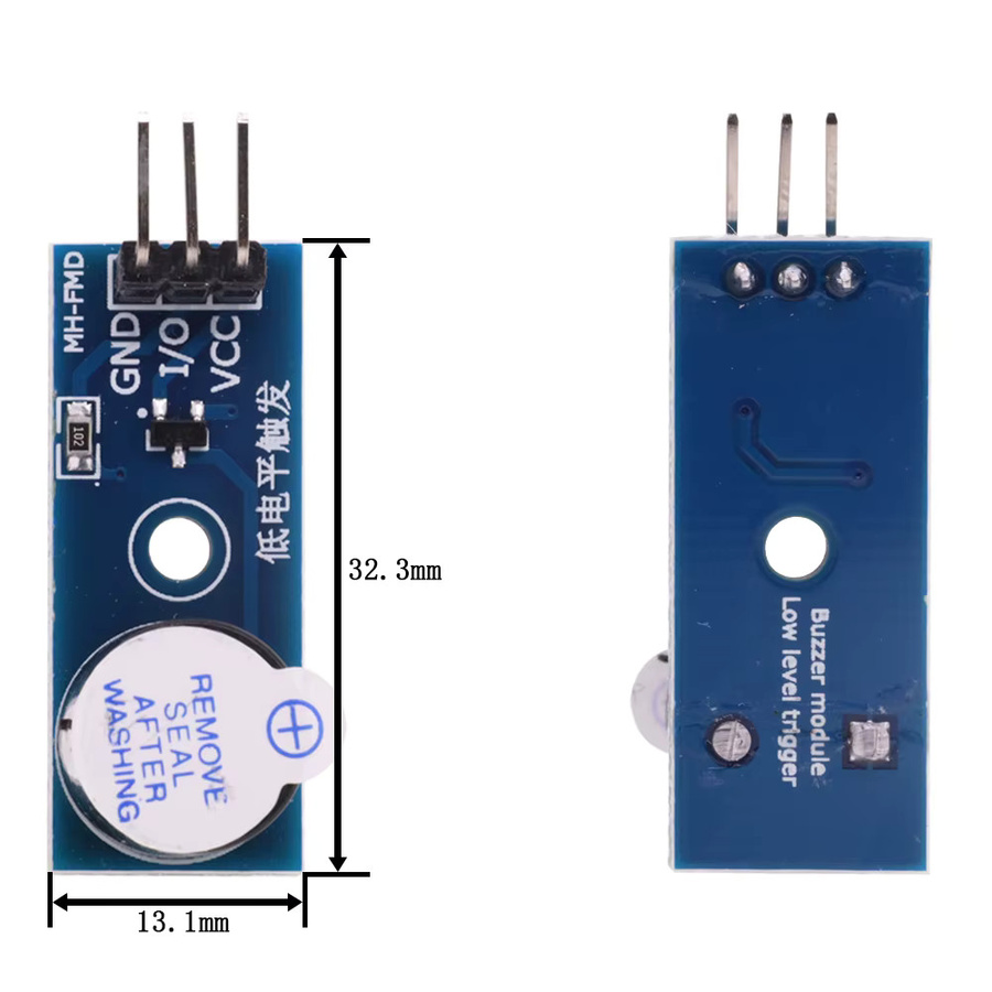 Sincere&Promise Sound Sensor Modul DC 3,3–5 V für Arduino Smart Car DIY Kit, Low Level Trigger Control Board, Blau - Bild 3