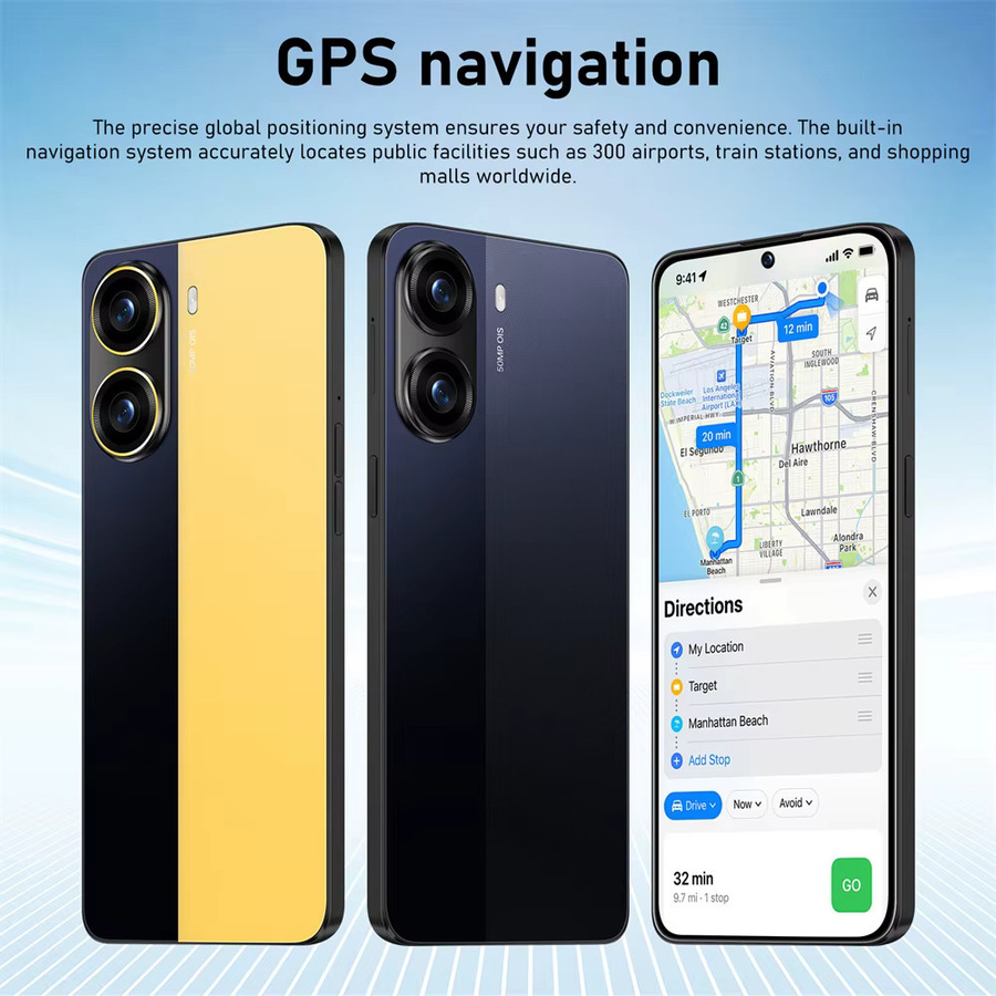 CHOTOG X7 PRO Smartphone Globale Version in Schwarz mit 7,0 Zoll Display, 5G, Android 15 und 6800mAh Akku - Bild 5