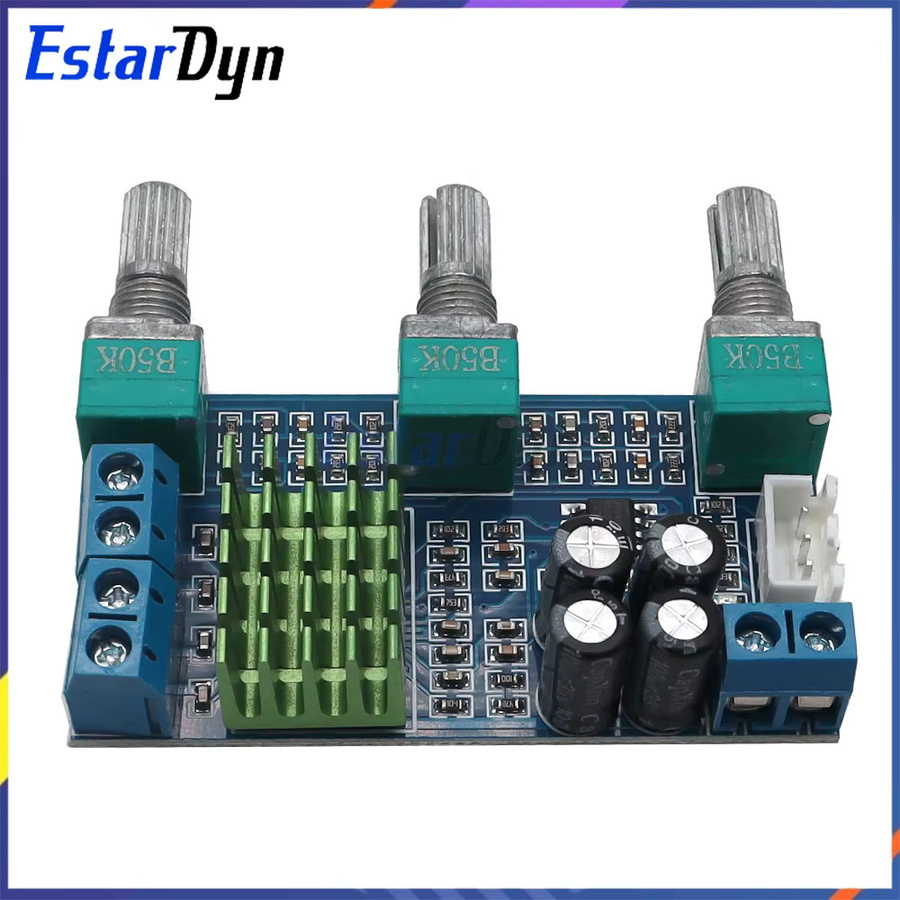 Estardyn TPA3116D2 Stereo-Verstärkerplatine XH-M567 in Blau, 80 W + 80 W Hi-Fi-Digital-Audio-Leistungsverstärkermodul für Heimkino, Autoradio und DIY-Lautsprecher - Bild 2