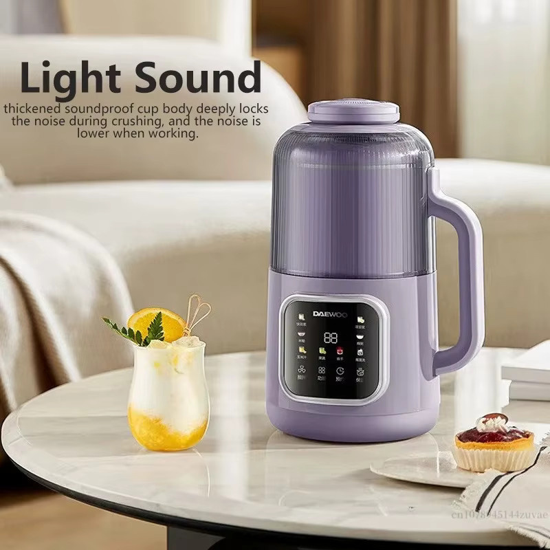 DAEWOO Elektrischer Sojamilchbereiter DY-SM09 in Weiß, 1000 ml Fassungsvermögen, Multifunktionsmixer und automatischer Wärme-Sojamilchbereiter - Bild 1