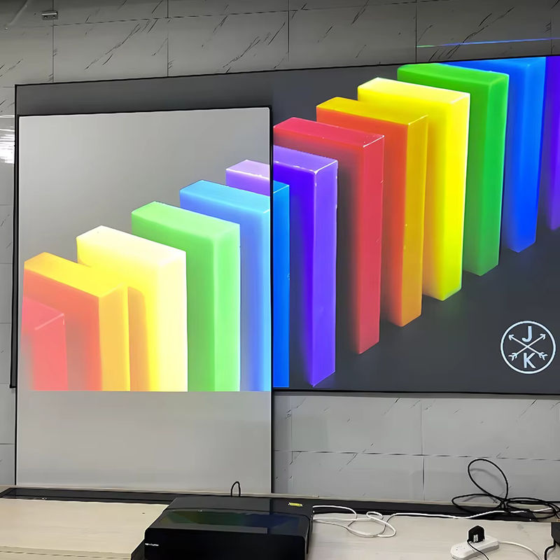 SCREENPRO ALR Projektionsleinwand ohne Rahmen mit T-Prism Umgebungslicht-abweisendem Gewebe für UST-Projektoren, 92-150 Zoll - Bild 5
