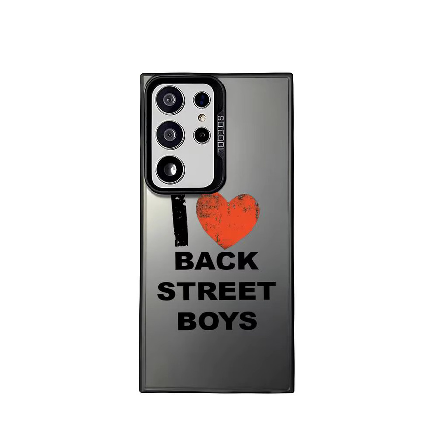 B-Backstreet B-Boys BSB Silikon Handyhülle für Samsung Galaxy S25 Edge S24 S23 S22 S21 S20 Ultra in Silber - Bild 5