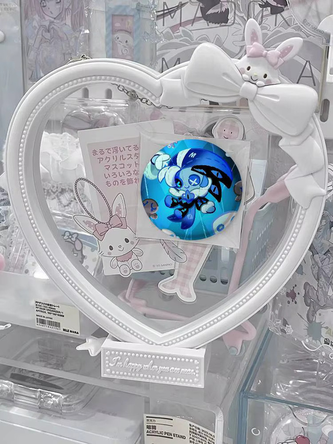 Brosche Shadow Milk Cookie Anime Rundes Abzeichen - Bild 5