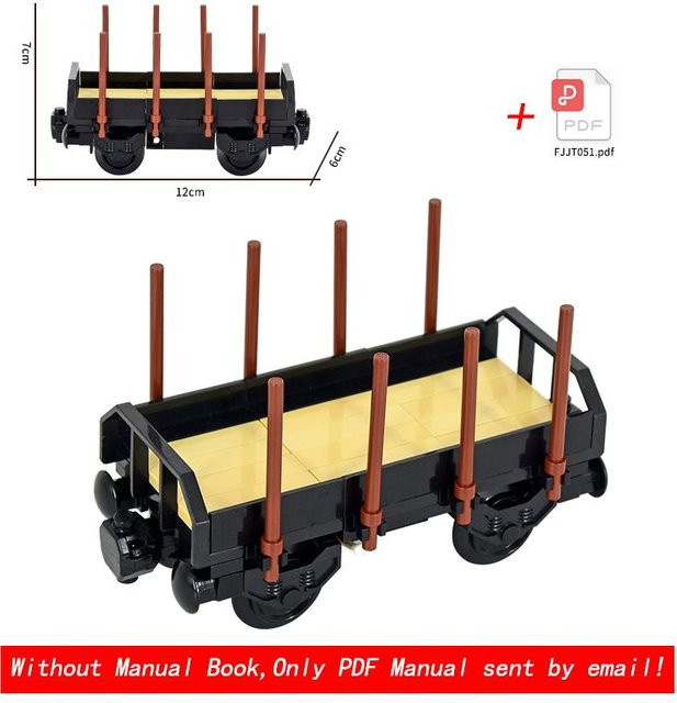 Moc City Zug Basis Rad Wagen, Bausteine, ab 14 Jahren - Bild 1