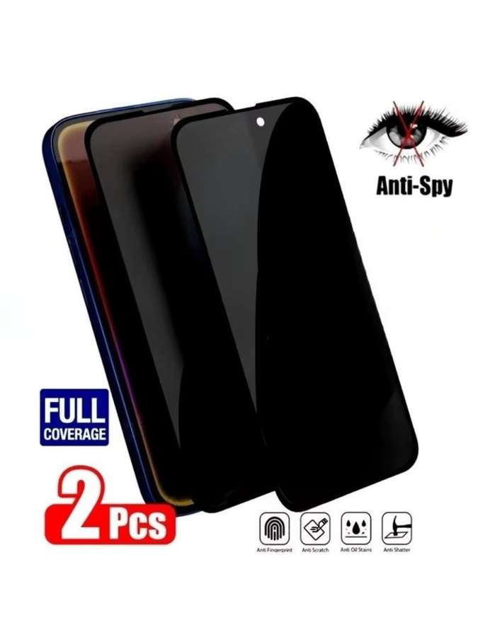 DIXSG 2 Stück Anti-Spionage-Hartglas Displayschutzfolie für iPhone 17 16 15 14 13 12 11 Pro Max Air 16e 15 Plus XR XS - Bild 5