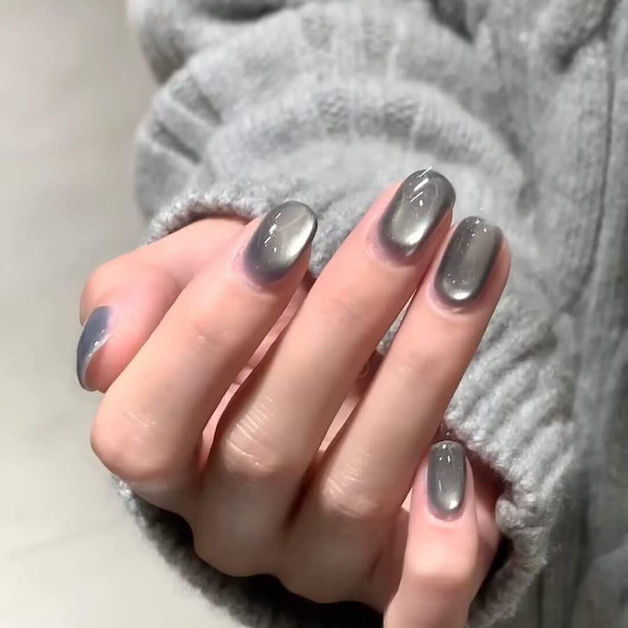 MIANEL Nagellack, Grau, Schimmernd, 10 ml - Bild 2