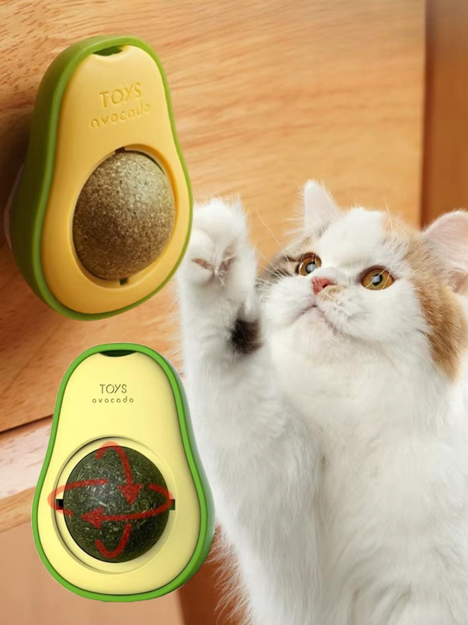 Natürliche Katzenminze Wand Stick-on Ball, Katzen Spielzeug - Bild 5