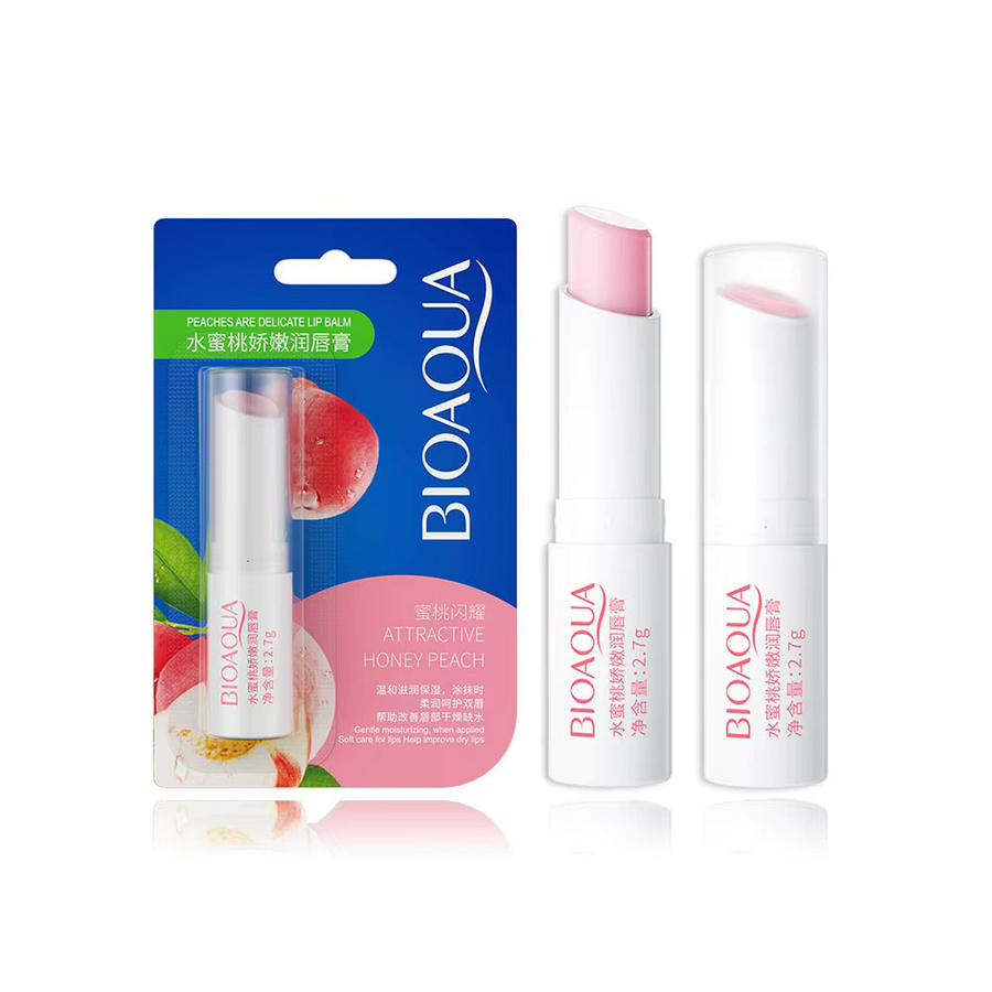 BIOAQUA Lippenbalsam Honey Peach, Glänzend, Unisex - Bild 2