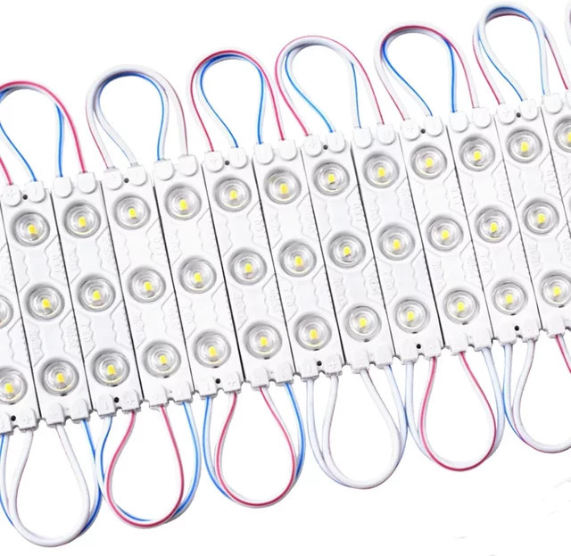 MERRYLE LED Modul Licht 2835 Warmweiß, 20er Set, Wasserdicht für Indoor und Outdoor, DC12V Hintergrundbeleuchtung für Werbeschilder und Zeichen - Bild 1