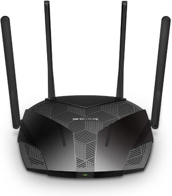 Mercusys MR80X Wi-Fi 6 Router in Schwarz - Bild 1