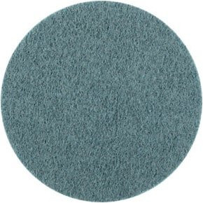 PFERD Polivlies-Klettronde PVKR Korund für Feinschliff und Finish mit Winkelschleifer, Körnung 240, Durchmesser: 180 mm, Bohrung: 22 mm, Farbe: Blau, 10 Stück - Bild 1